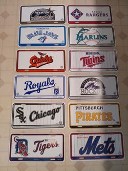 MLB vintage plate