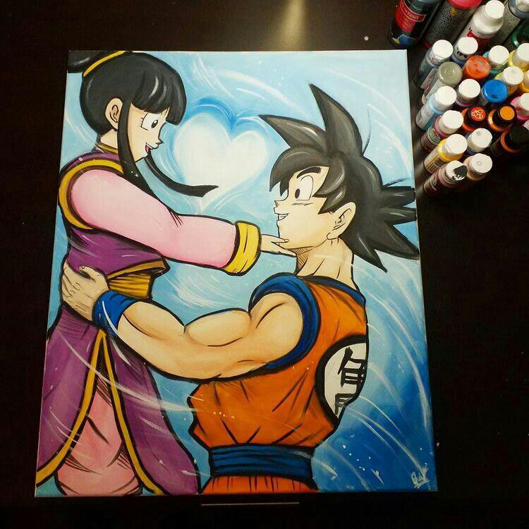 Chi-Chi & Goku! By Quil - Dragonball Z