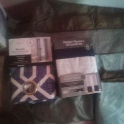 Lot Of 6 Curtains 84" Long