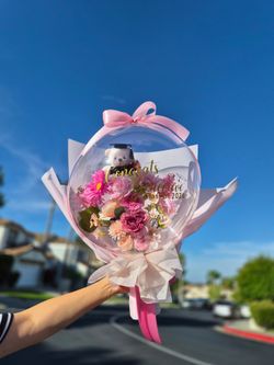 Flower balloon bouquets