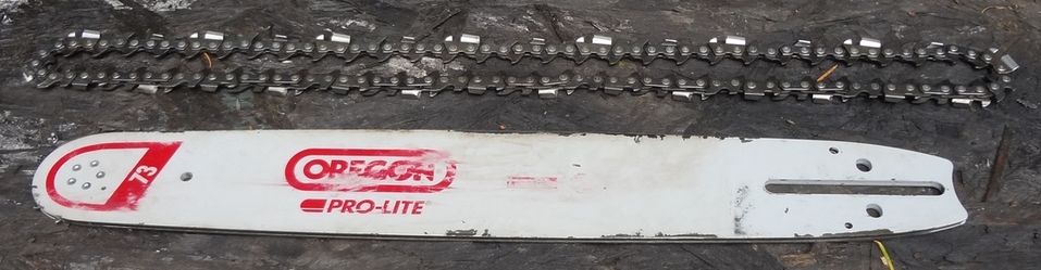 Oregon Pro-Lite 73 Chainsaw Bar And Carlton Chain