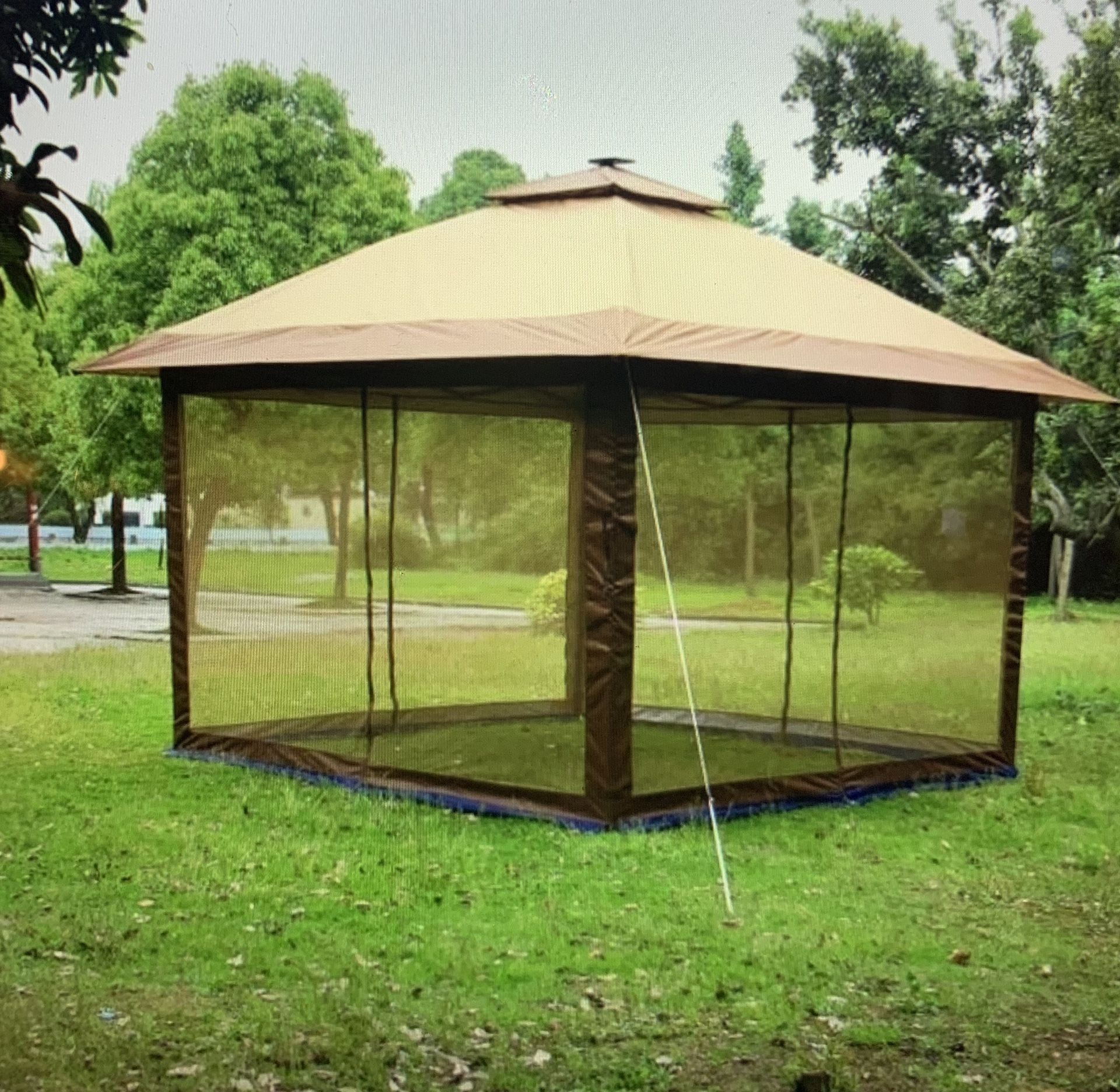 Outdoor Canopy With Bug Shield Net. Party, Gathering Baby Shower Or For Vehicle Car Canopy Garage Outdoor 