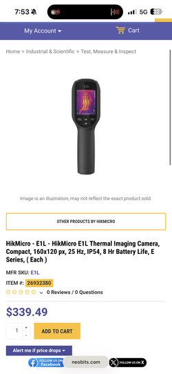 Hikmirco E1L thermal camera