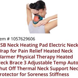 Heating pad for your neck