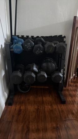 Weights and weight rack