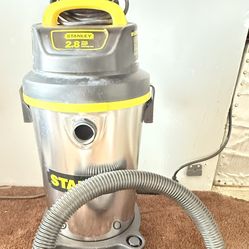 Stanley Wet/dry Shop Vac Stainless Steel 2.8 Peak HP