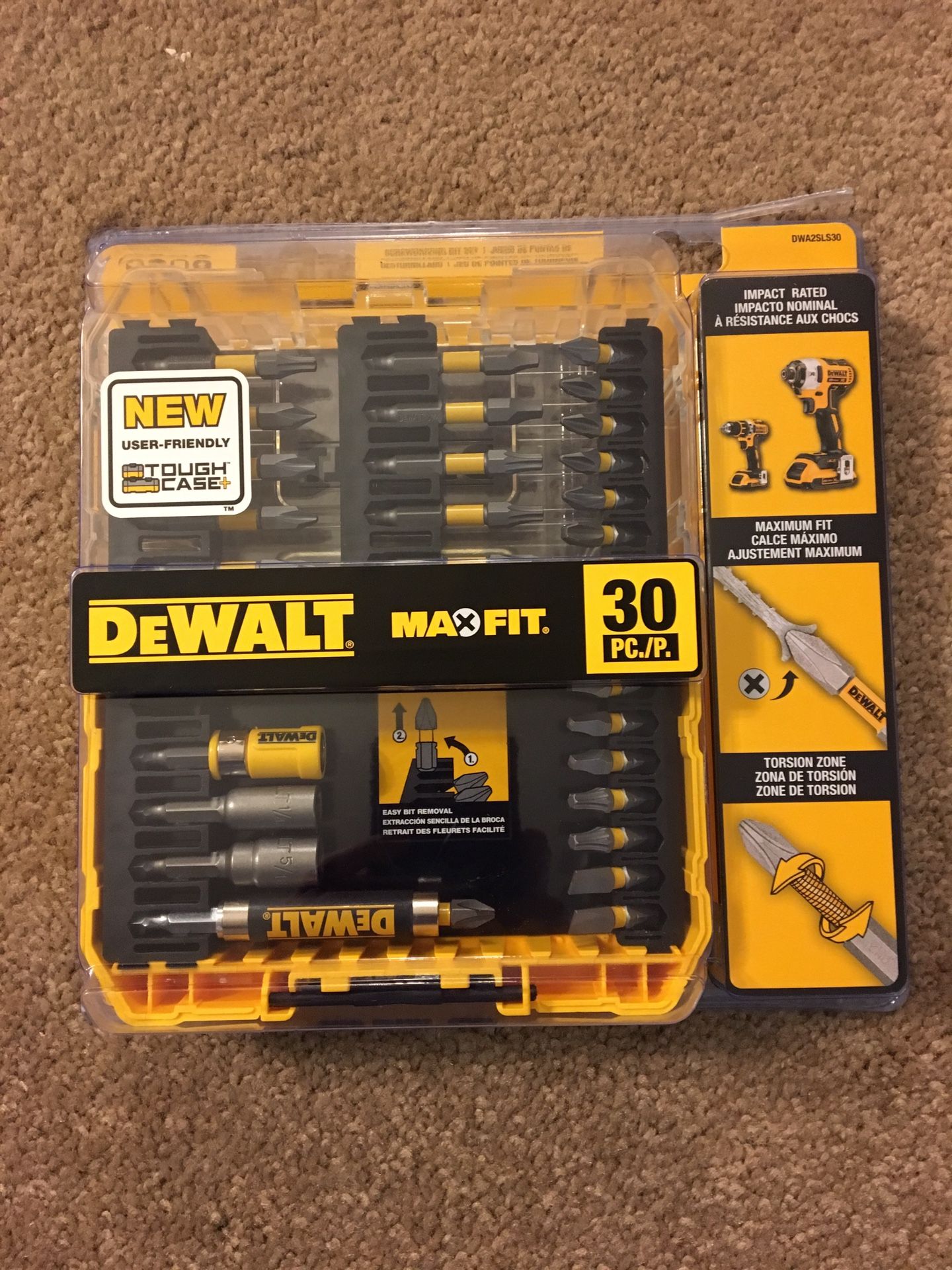 Dewalt max fit bit set