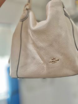 COACH Edie Shoulder Bag 31 White