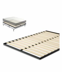 Zinus Deepak Easy Assembly Wood Slat 1.6 Inch Bunkie Board, Bed Slat Replacement, King