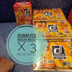 Donruss NASCAR Megas X 3 Blasuer X1