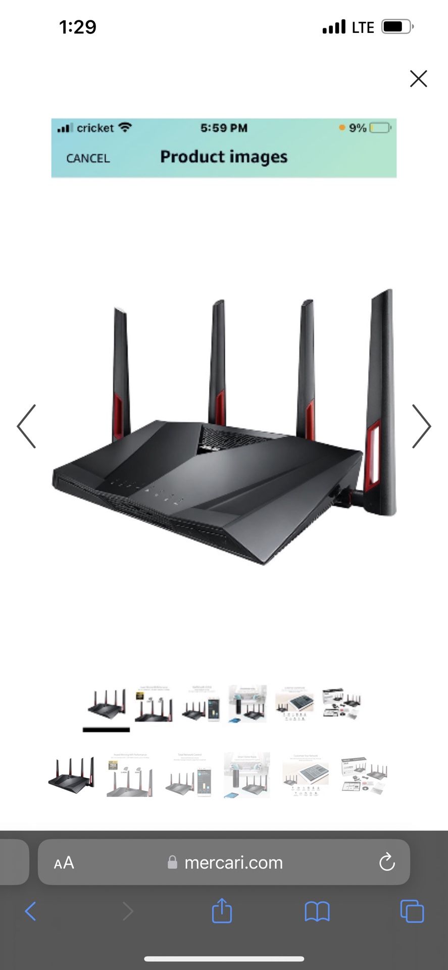 ASUS AC3100 WiFi Gaming Router (RT-AC88U) - Dual Band Gigabit Wireless Router, W
