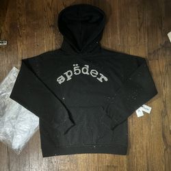 Sp5der VVS Hoodie Black