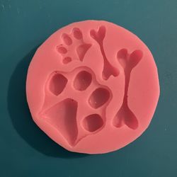 Molde Para Huellita de Silicona