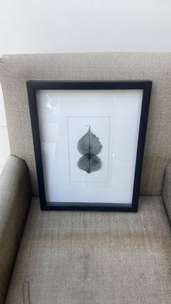 Framed leaf art