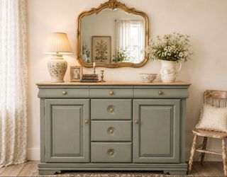 Solid wood buffet