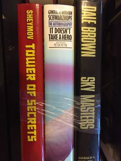 Three like new hardbacks