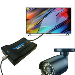 3-3 Coax to Hdmi Adapter,BNC to HDMI Converter,CVBS PAL/NTSC BNC to HDMI,720P/1080P Video Adapter HDCP Hook Security Camera CCTV DVRs Surveillance CVR