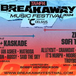 Breakaway Tampa 2024 Day 1 (Friday Apr 26th) GA Ticket 