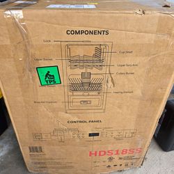 Brand New Honeywell 18” Stainless Steel Dishwasher (HDS18SS) – $400