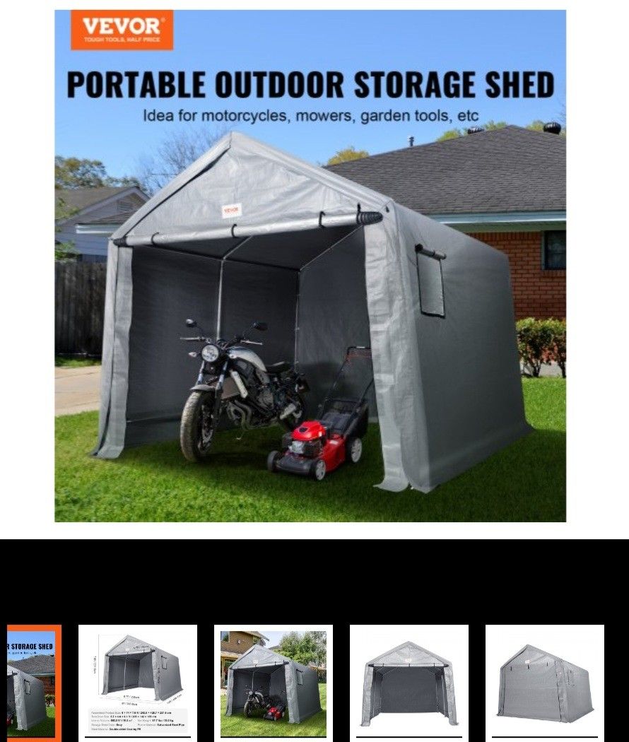 Portable Shed Outdoor Storage Shelter,