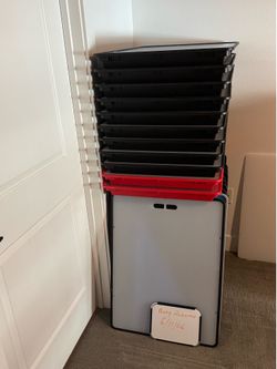 Zion vertical display cases with side risers - brand new