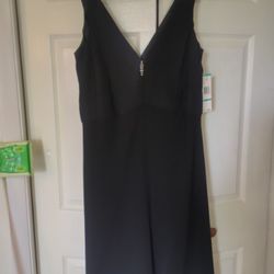 Evan Picone Black Cocktail Dress 