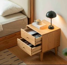 Brand new wooden modern nightstand
