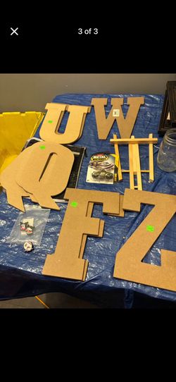 Wood letters new