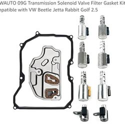 WOWAUTO 09G Transmission Solenoid Valve Filter Gasket Kit Compatible with VW Beetle Jetta Rabbit Golf 2.5
