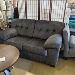 Gray Accrington Sofa + Loveseat 