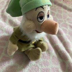 Snow White Seven Dwarfs Sleepy Plush Toy Stuffed 11”
