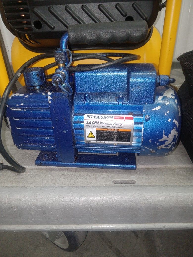 Pittsburg 2.5 Cfc Vacuum Pump