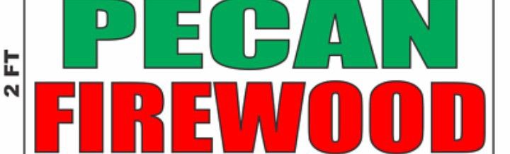 Split and perfect burn size pecan firewood $120 Truckload
