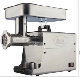 LEM DualGrind #22 BigBite Meat Grinder, Silver