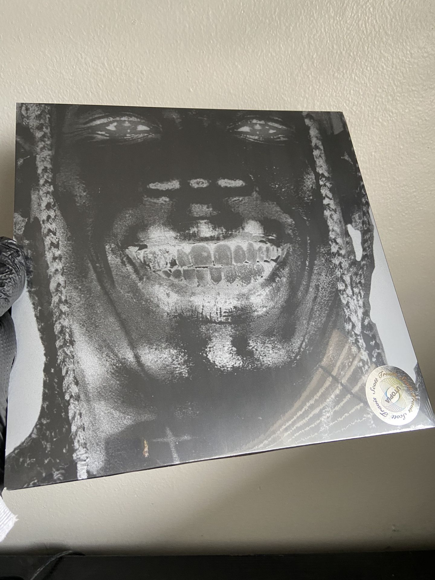 Travis Scott Utopia (2LP) Silver Translucent Vinyl Alternate Cover 5