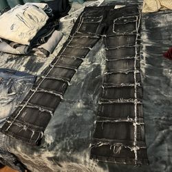 Stacked Jeans