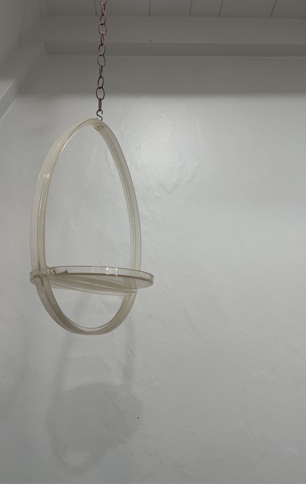 Vintage Acrylic Hanging Plant Holder