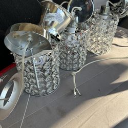 7 ceiling lamps 