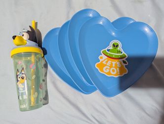 Plates & Bluey Cup