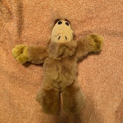 Vintage Alf 7 Inch Plushie Window Cling Suction Cup  1988 Alien Productions