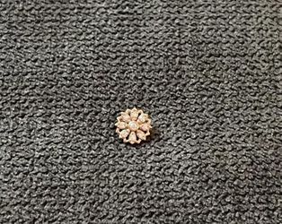 BVLA Rosette— CZ Rose Gold Nose Ring