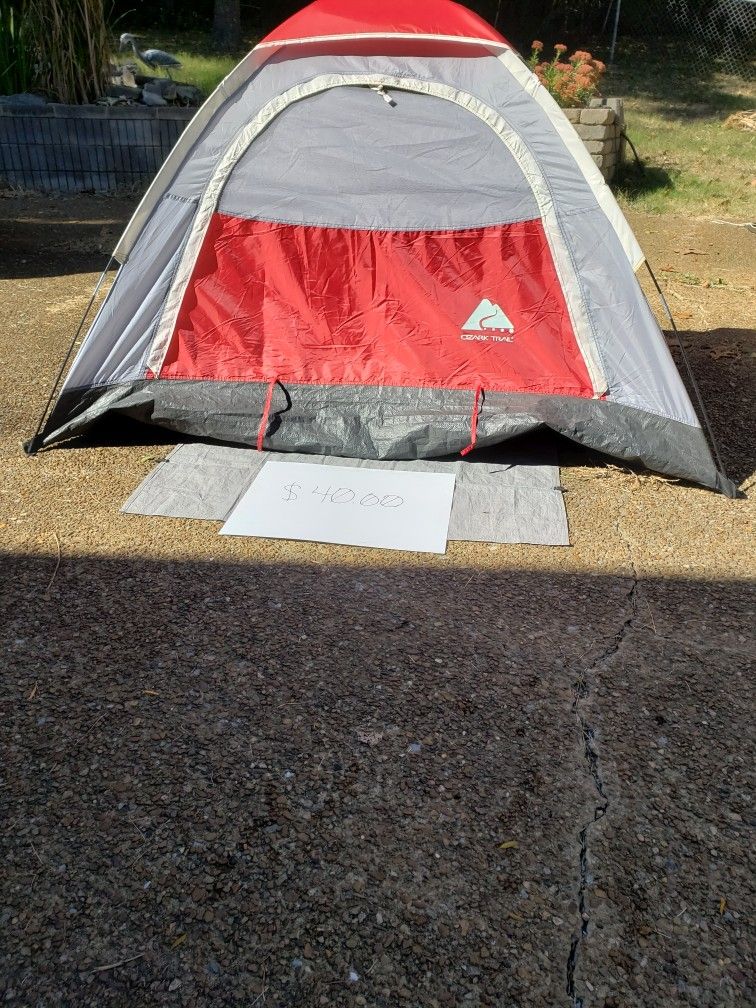 2 Man Tent With Weather/ Rain Repellent Protection