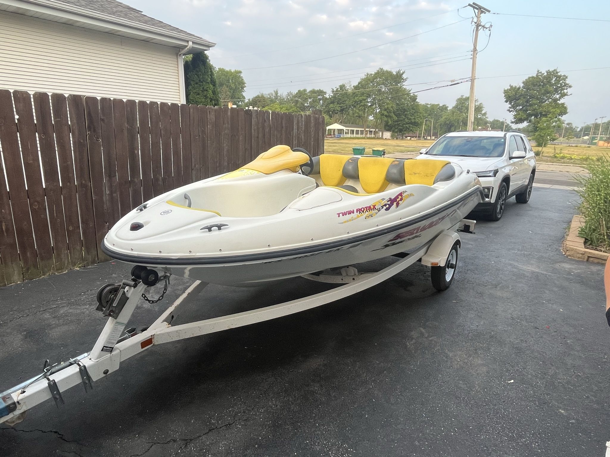 97’ Seadoo Jet Boat Twin Motors