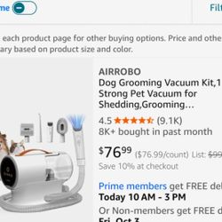 Pet Grooming Vacum