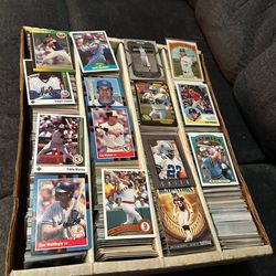 Box of Sports Cards