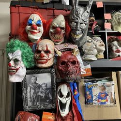 Halloween Masks-Please Read Description 