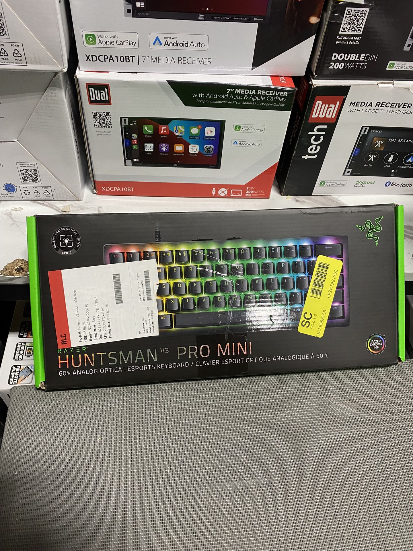 Optical Esports Keyboard, RGB Chroma, Black