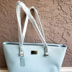 JESSICA MOORE PURSE LIGHT BLUE