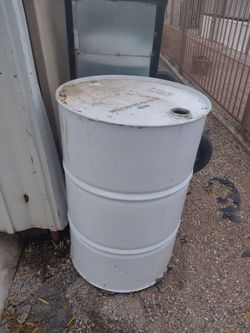 Fifty five gallon container steel