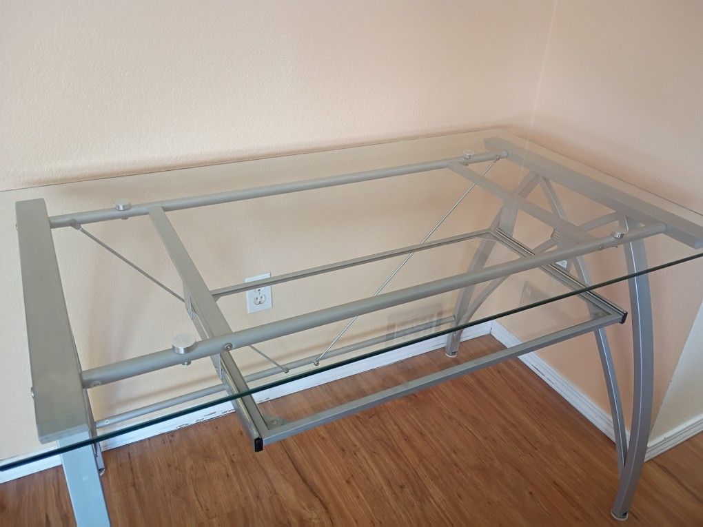 Glass Desk 